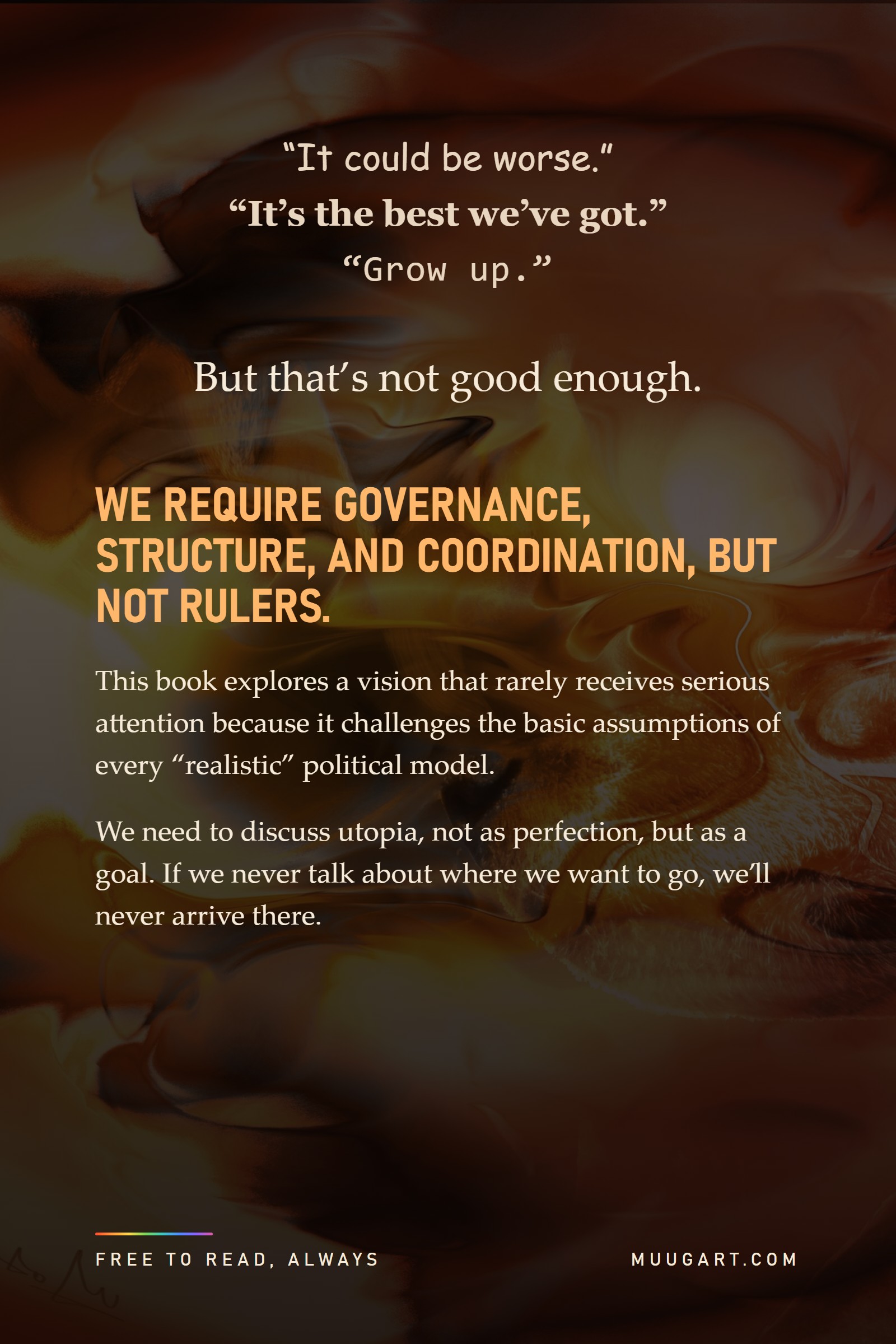 Burning Rainbow, the back cover