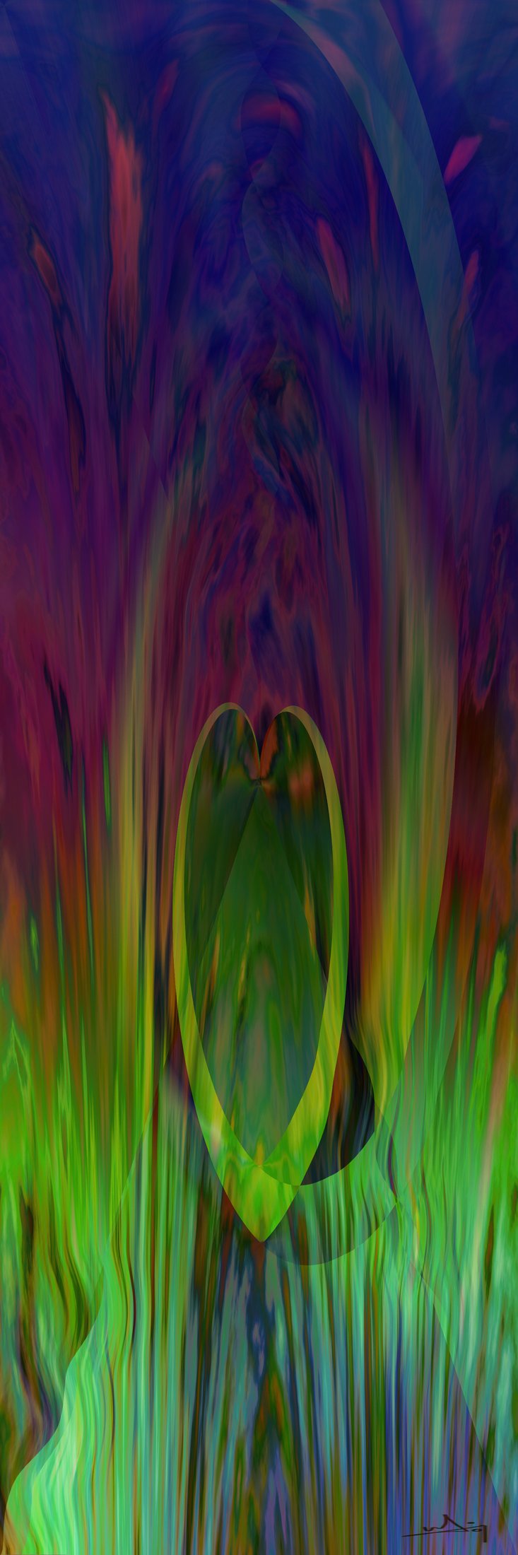 buring heart