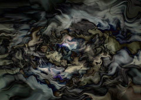 Clouded Platform II - dark-glow