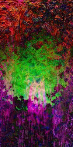 Flaming eye - throug